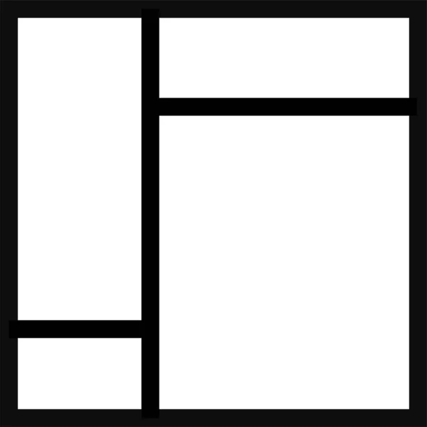 Design Interface Layout Symbol Outline Stil — Stockvektor
