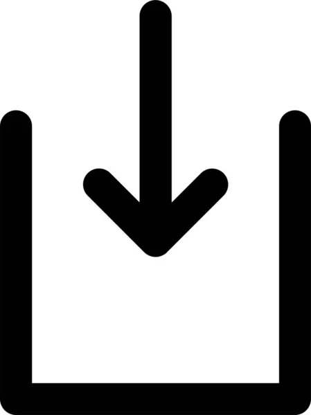 Flecha Flechas Dirección Icono Estilo Sólido — Vector de stock