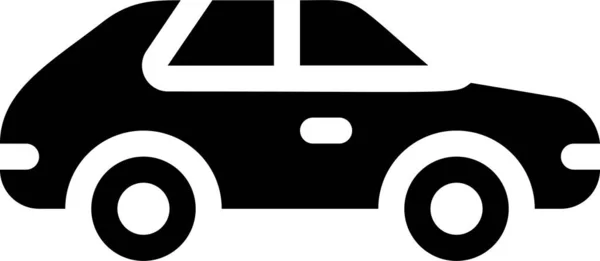 Иконка Автомобильного Автомобиля Категории Транспортные Средства Режимы Перевозки — стоковый вектор