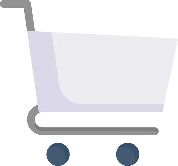 Carrito Compra Icono Comercio Electrónico Categoría Shopping Comercio Electrónico — Vector de stock