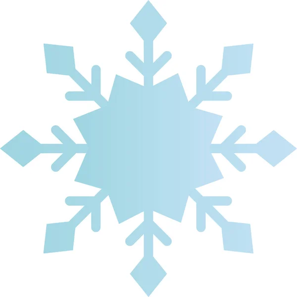 Inverno Ícone Estação Neve — Vetor de Stock