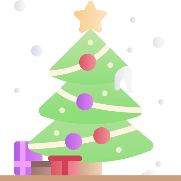 Christmas Xmas Holiday Icon — Stock Vector
