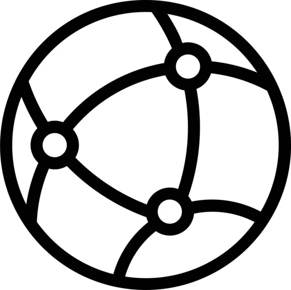 Иконка Подключения Сети — стоковый вектор