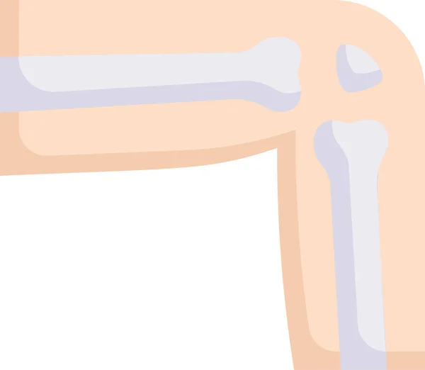 해부학적 무릎의 아이콘 — 스톡 벡터