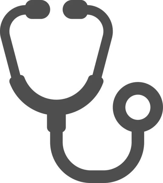 Stethoscoop Ziekenhuizen Gezondheidszorg Gezondheid Fitness Icoon Ziekenhuizen Gezondheidszorg Categorie — Stockvector