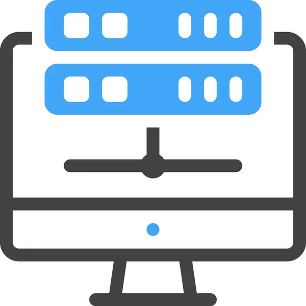 Datenbank Server Netzwerk Symbol — Stockvektor