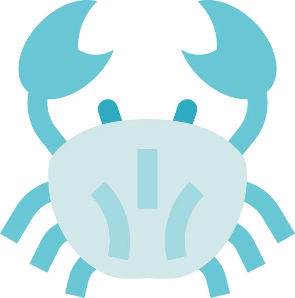 Allergy Medical Crab Icon — Stock Vector