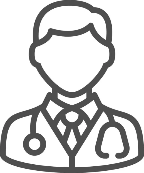 Ikona Lekarza Medycyny — Wektor stockowy