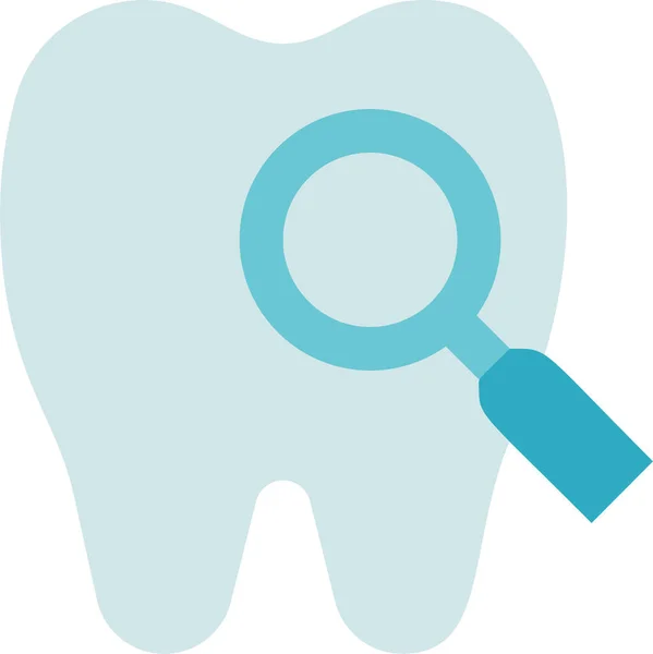 Caries Check Dentist Icon — Stock vektor