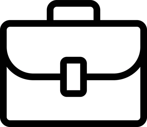 Briefcase Bag Portfolio Icon — Stock Vector