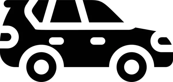 Ikona Automobilového Stroje Kategorii Vozidla Módy Doprava — Stockový vektor