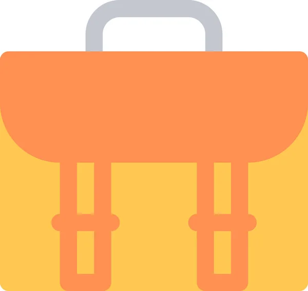 Çanta Çanta Simgesi Düz Biçimli — Stok Vektör