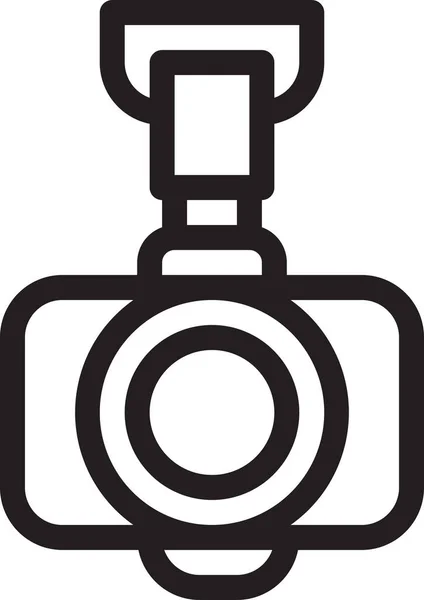 Accessoires Automotive Camera Pictogram — Stockvector