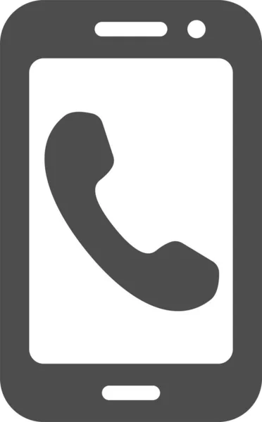 Telefon Okostelefon Ikon — Stock Vector