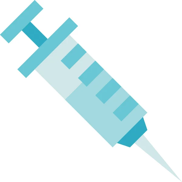 Injection Syringe Medical Icon — стоковый вектор