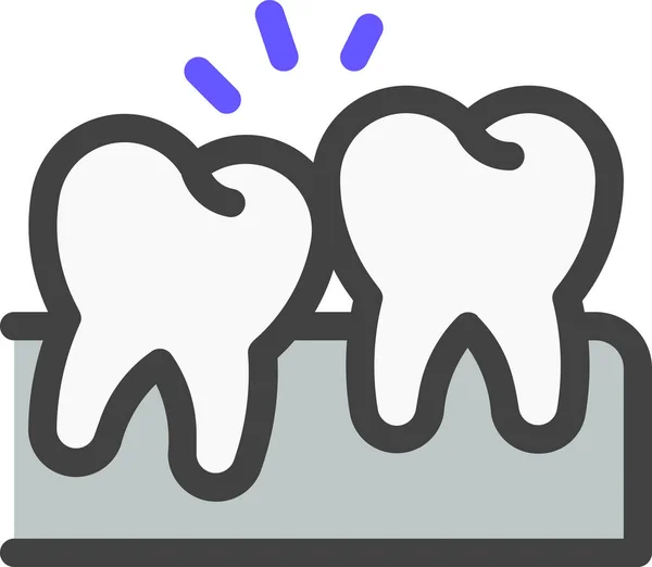 Odontologia Ícone Dentista —  Vetores de Stock
