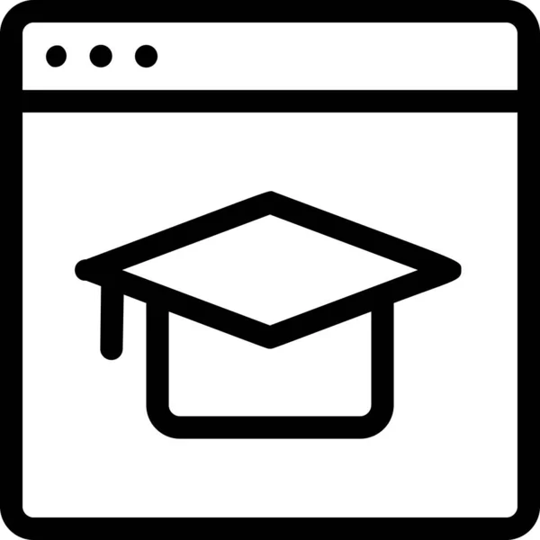 Learning Oktatás Tanulási Ikonja Oktatás Iskola Tanulás Kategóriában — Stock Vector
