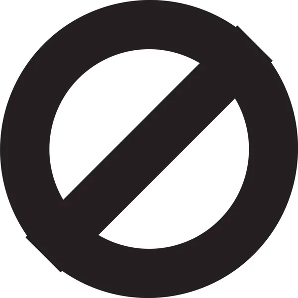 Block Player Stop Symbol Umrissstil — Stockvektor