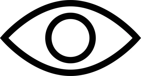 Піктограма Вигляду Очей — стоковий вектор