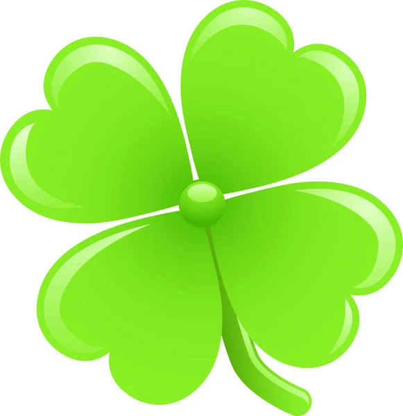Clover Four Leaf Clover Gambling Icon Games Gaming Category — 图库矢量图片
