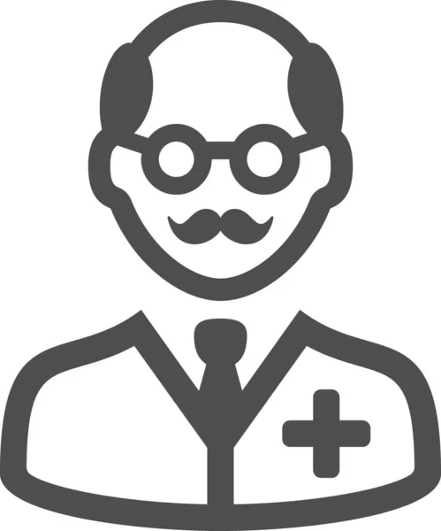 Dentist Doctor Pharmacist Icon — Stock Vector