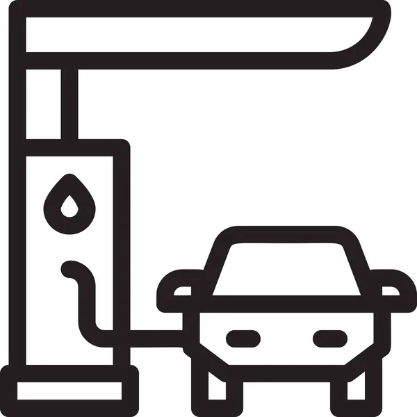 Accessoires Auto Onderdelen Pictogram — Stockvector