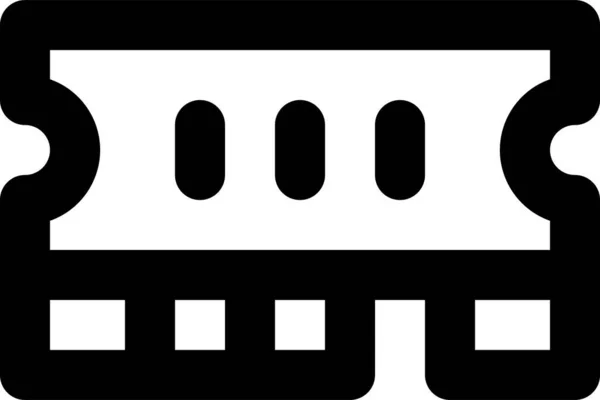 Значок Язку Cpu Ram — стоковий вектор