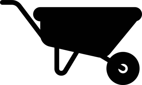 Architecture Construction Gardening Icon Solid Style — Stock vektor