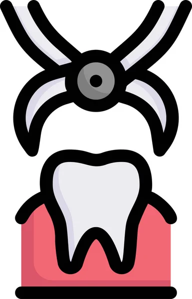 Clínica Dental Cuidado Dentista Icono — Vector de stock