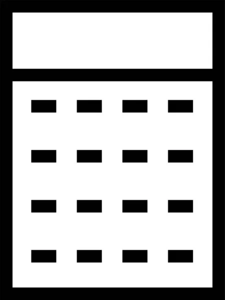 Иконка Какулята Бухгалтерского Учета Стиле Набросков — стоковый вектор