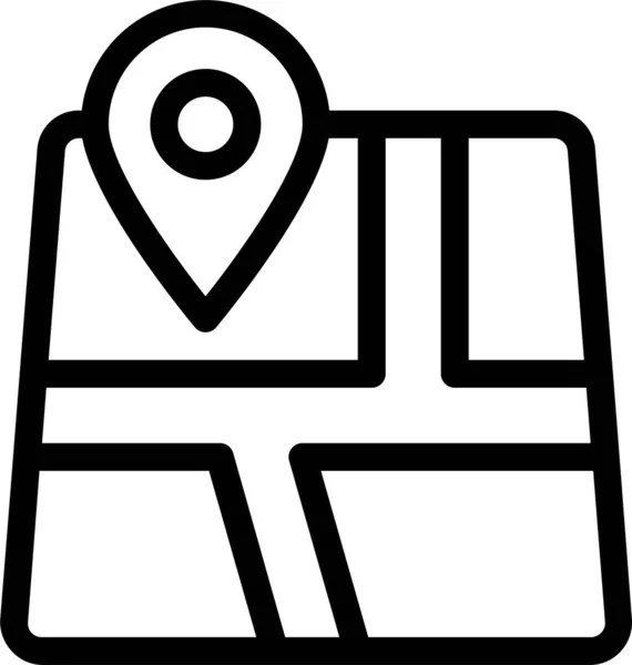 Business Digital Location Icon — Stock Vector