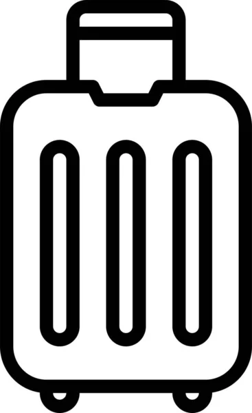 Reisegepäck Symbol Umrissen — Stockvektor