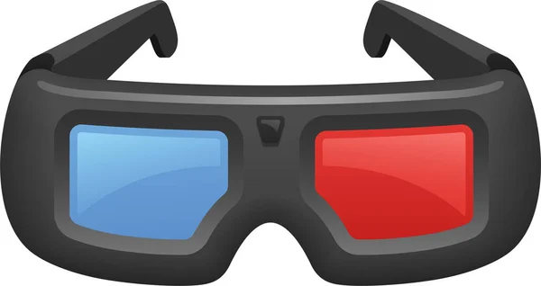 Brille Kinobrille Symbol Der Kategorie Elektronikgeräte Geräte — Stockvektor