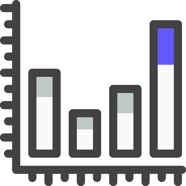 Analytic Analysis Statistic Icon — Stock Vector