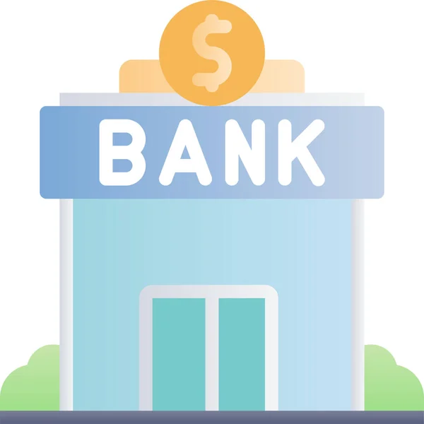 Bancaire Financiering Geld Pictogram — Stockvector