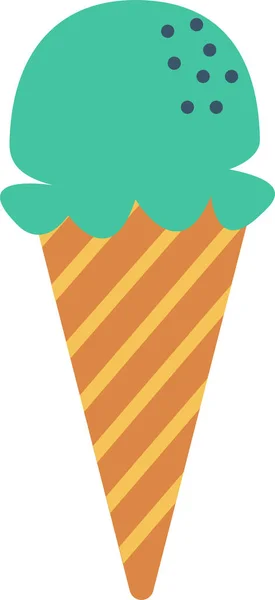 Helado Hielo Lolly Icono Estilo Plano — Archivo Imágenes Vectoriales