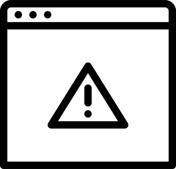 Alert Business Digital Icon — Stock Vector