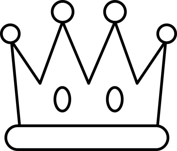 Значок Достижения Области Короны — стоковый вектор