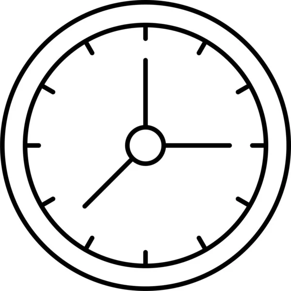 业务管理类别中的时钟截止期时间图标 — 图库矢量图片