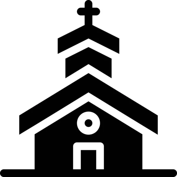 Kapellenkirche Ostersonntag Ikone Der Osterkategorie — Stockvektor
