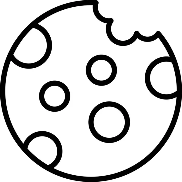 Печиво Солодкий Значок Печива — стоковий вектор