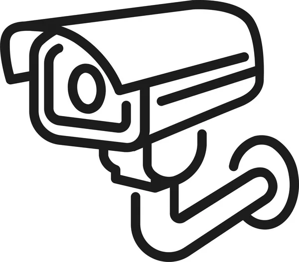 Kamera Cctv Güvenlik Simgesi — Stok Vektör
