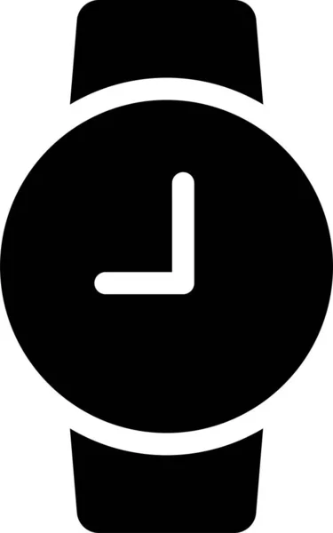 Alarm Clock Fashion Icon Solid Style — Stock vektor