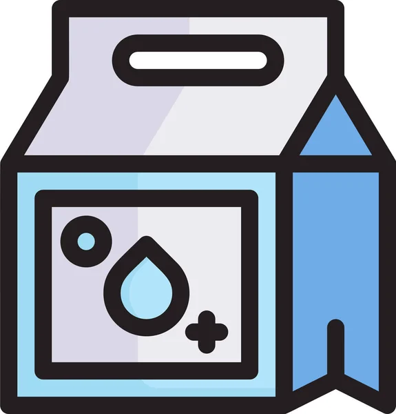 Ikona Higieny Detergentów Czyszczących Kategorii Dom Rodzina — Wektor stockowy