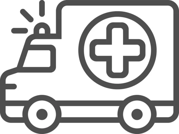 Notfall Erste Hilfe Ikone Der Kategorie Krankenhäuser Gesundheitswesen — Stockvektor