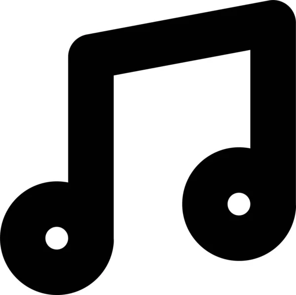 Ikona Odtwarzania Muzyki Audio Zarysie — Wektor stockowy
