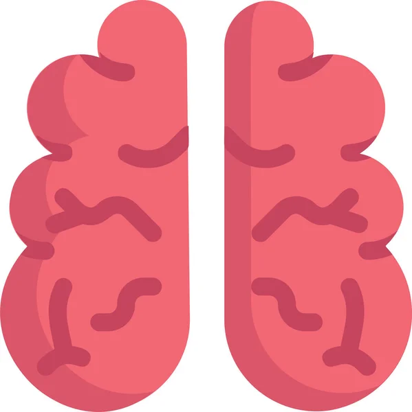 Ícone Saúde Clínica Cerebral Categoria Hospitais Cuidados Saúde —  Vetores de Stock