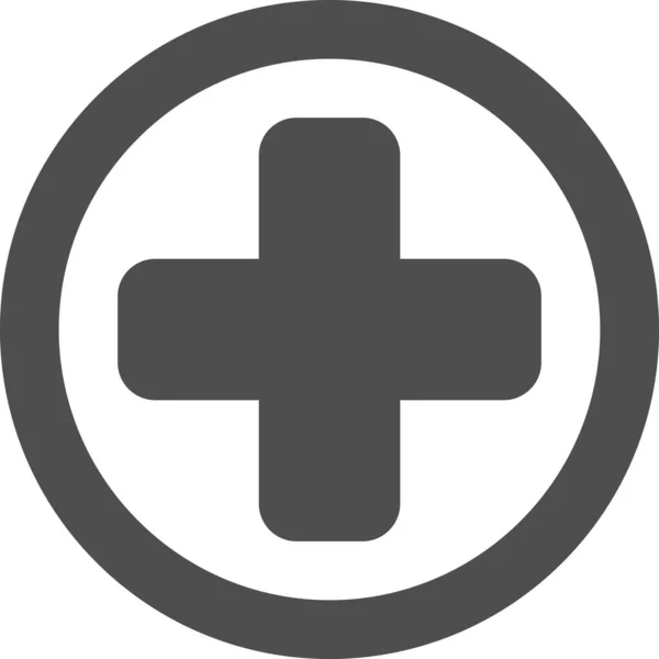 Икона Здравоохранения Больницах Категория Здравоохранения — стоковый вектор