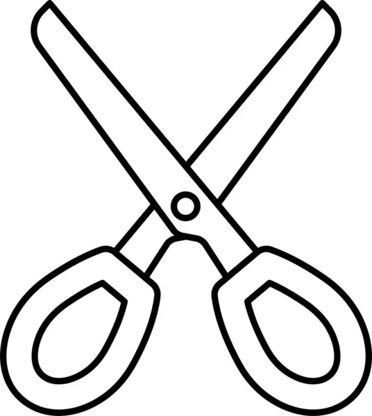Икона Парикмахера Ножницами — стоковый вектор