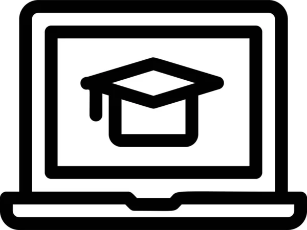 Ikonen För Lärande Kategorin Utbildning Lärande — Stock vektor